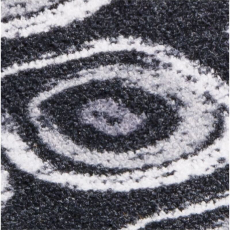 Tapis d'entrée déco, anthracite