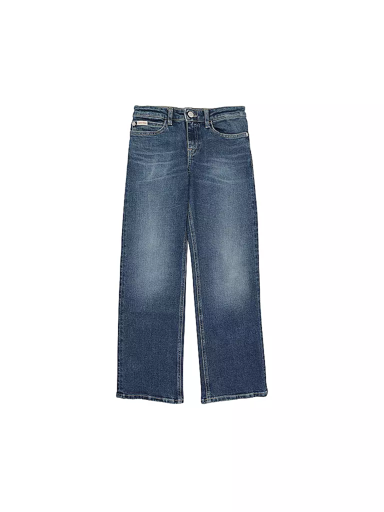 CALVIN KLEIN JEANS Mädchen Jeans Wide Leg Fit  blau