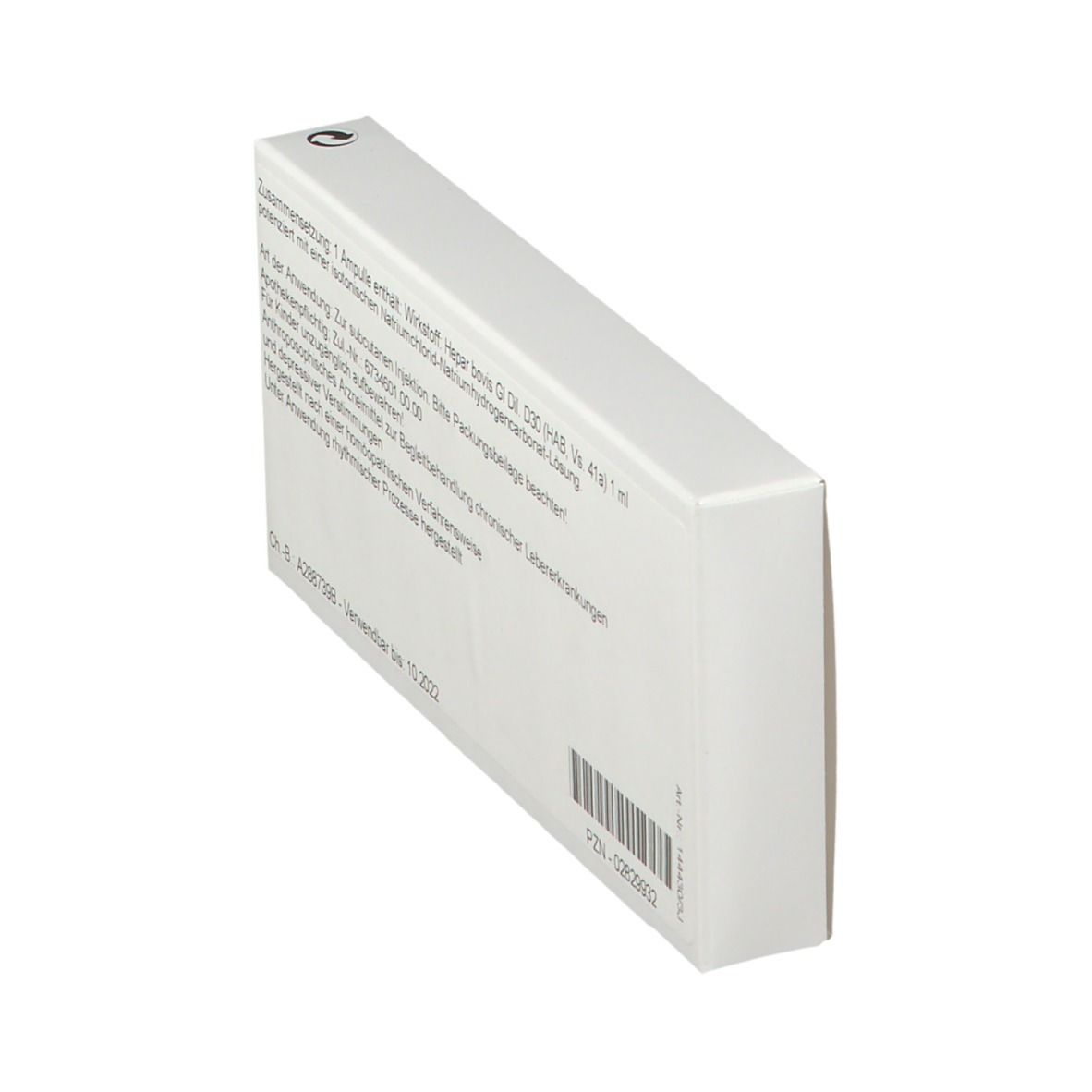 WALA® Hepar Gl D 30 Ampullen