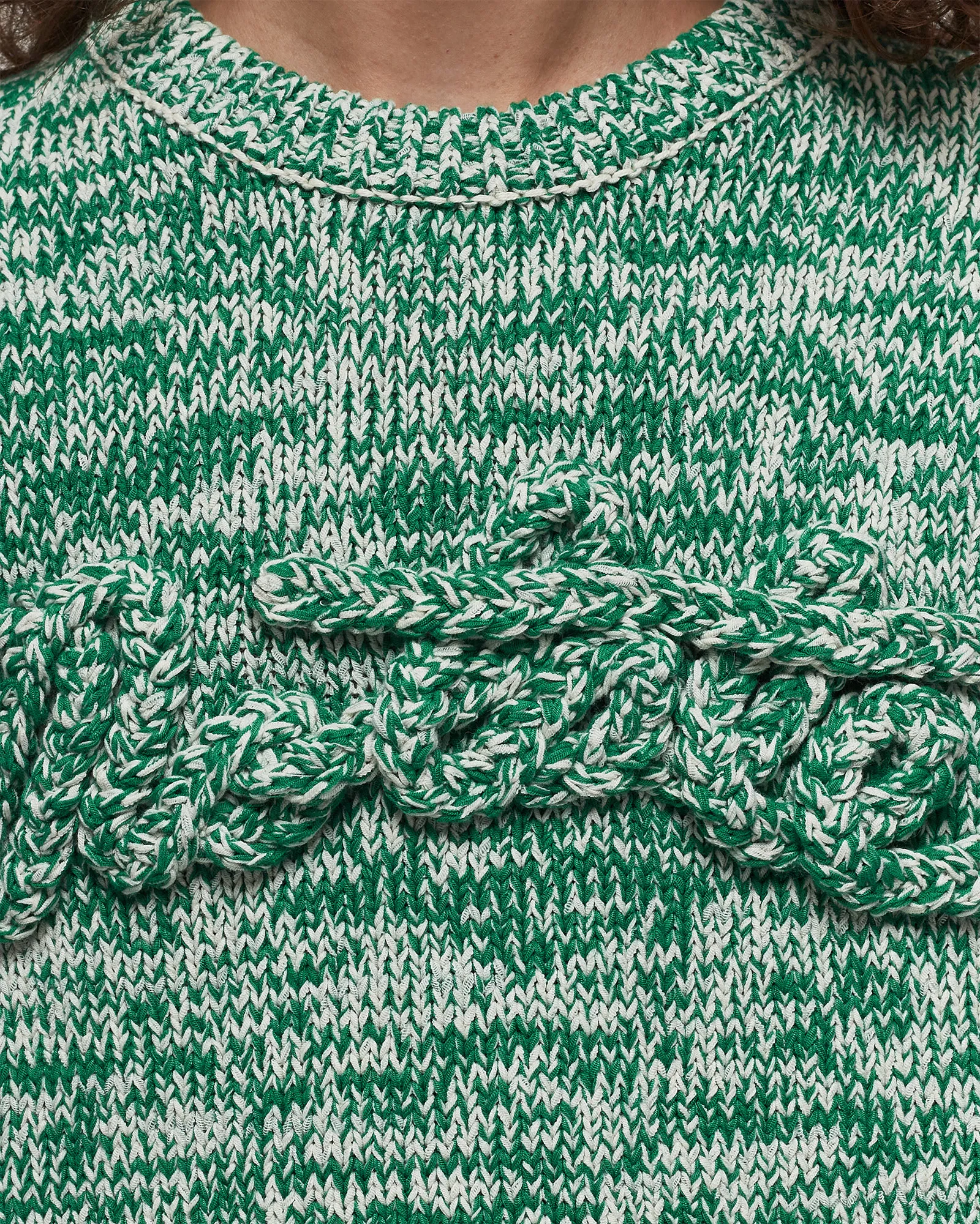 ROTATE Birger Christensen ROUND NECK KNIT JUMPER