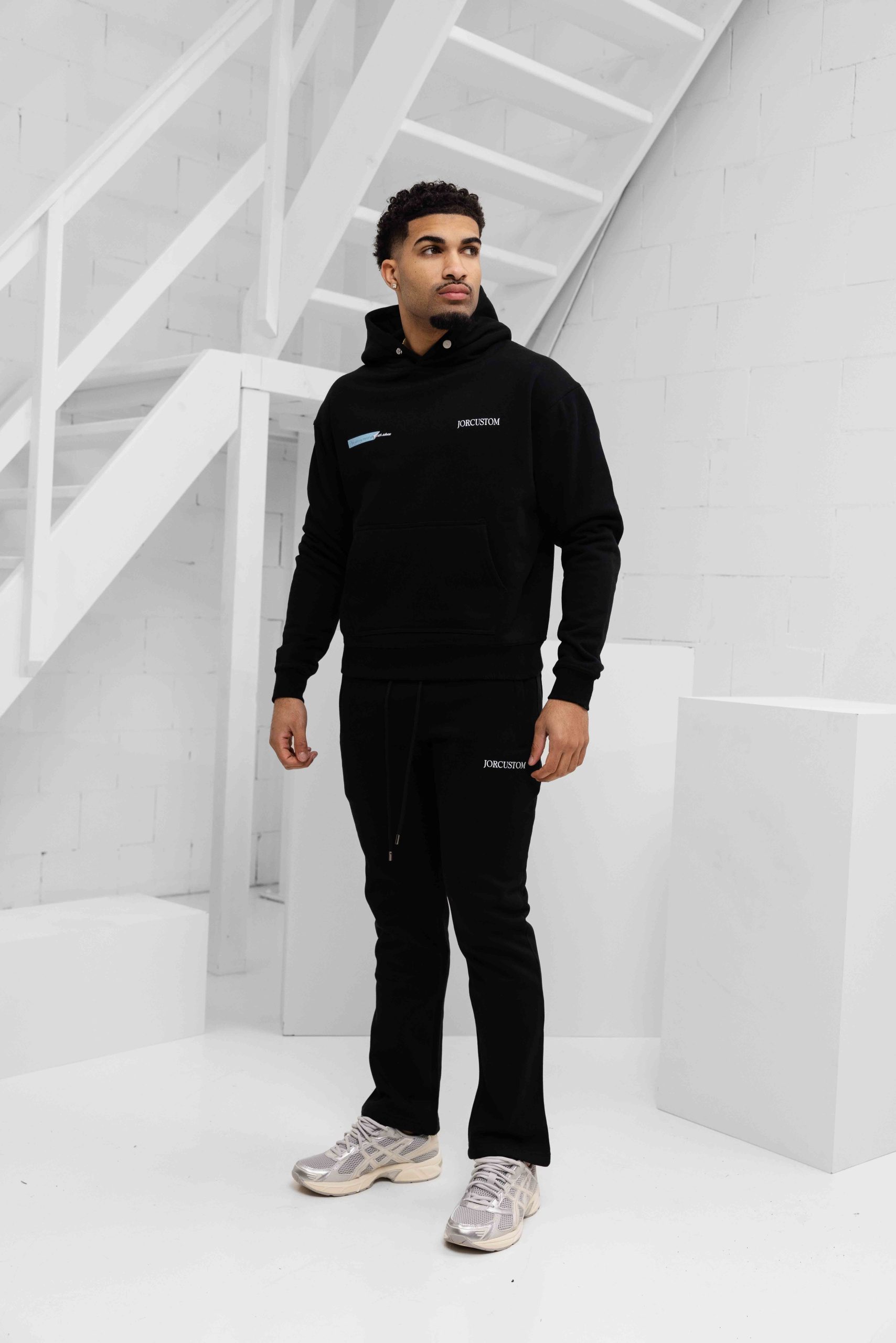 Jorcustom Fleece Angel 2.0 Broek Heren Zwart