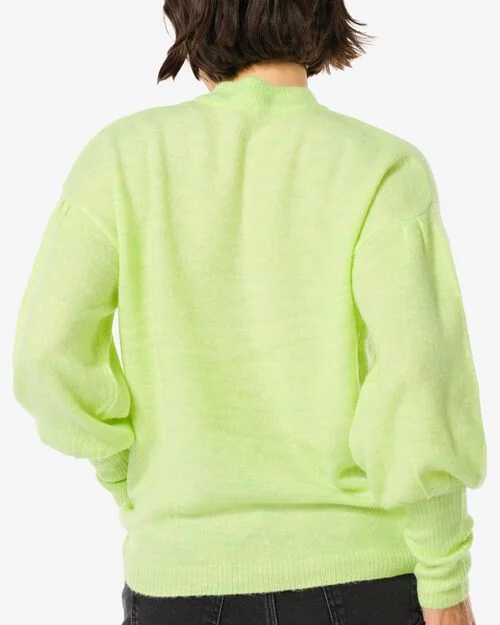 pull en maille fine Havana pour femmes  vert clair