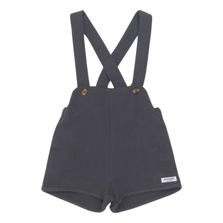 Donsje Short à Bretelles Obby | Gris anthracite
