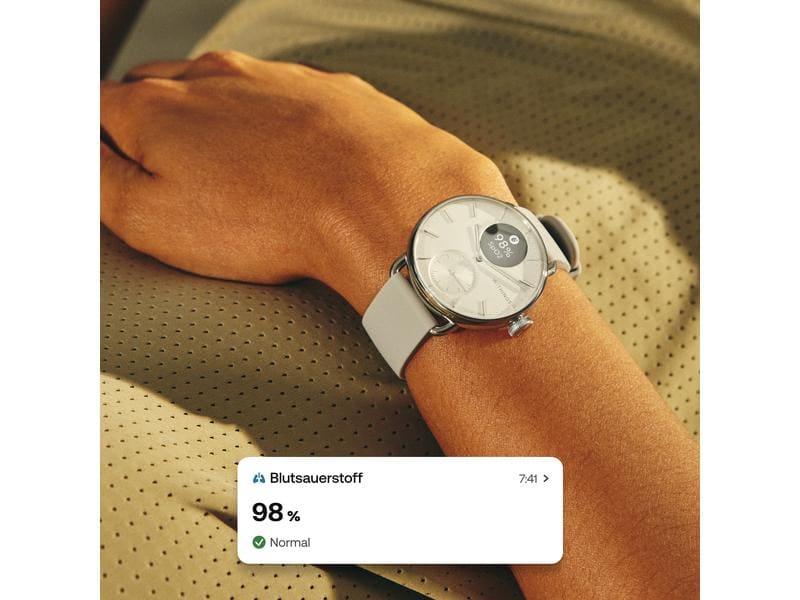 Withings Activity Tracker Scanwatch 2 White, 38 mm Hybrid Smartwatch