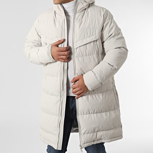 Doudoune Longue A Capuche 2250023 Beige