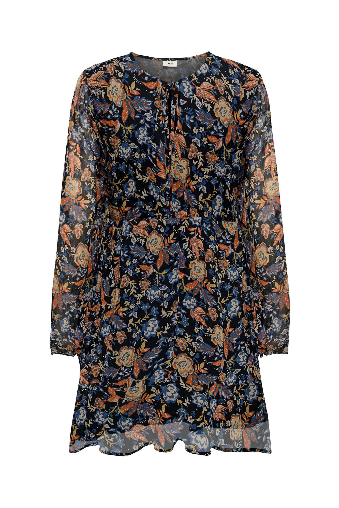 Vestido curto estampado