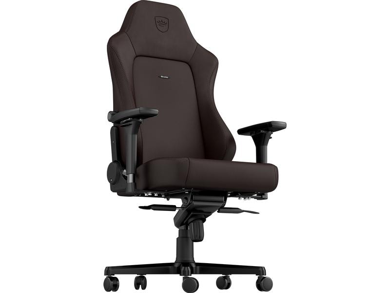 noblechairs Gaming-Stuhl Hero Java Edition Braun Gaming-Computersessel aus Kunstleder und mit 120 kg Belastbarkeit