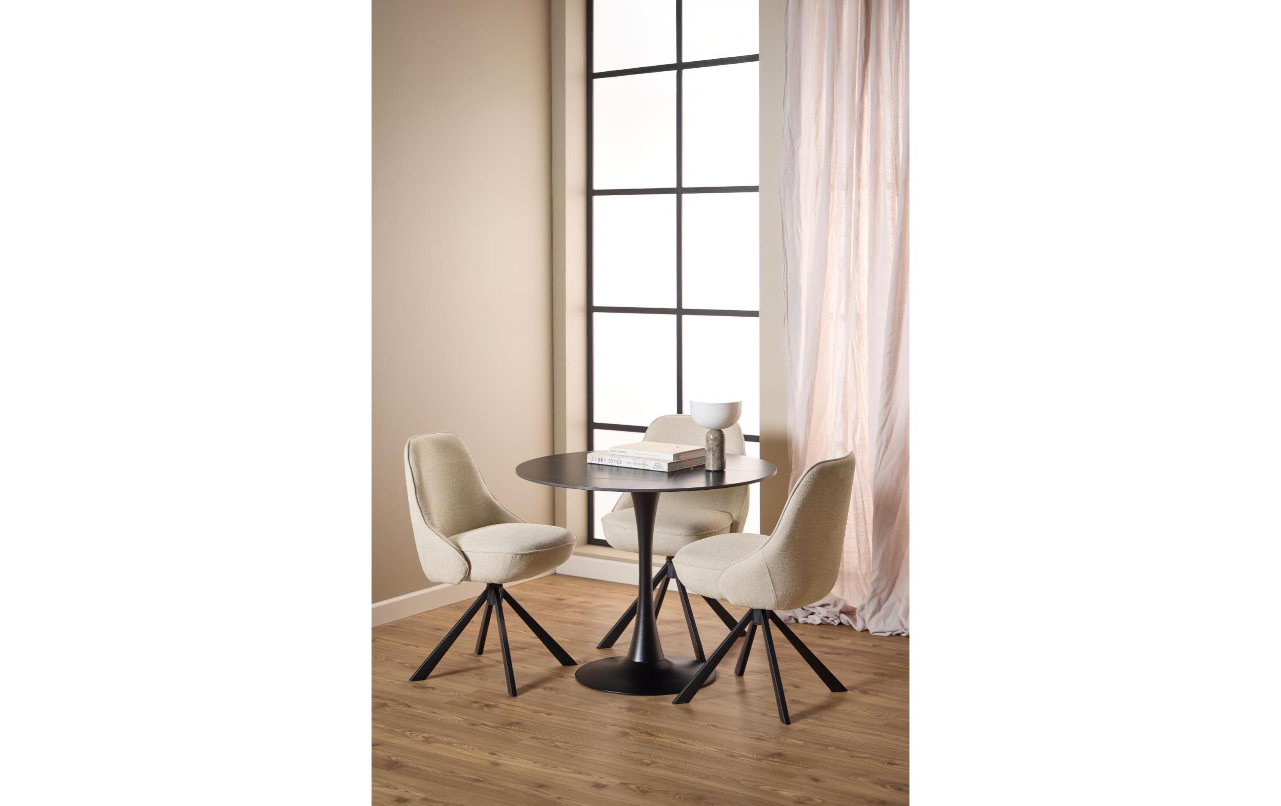 Stuhl Carlton 2 Stück, Beige<br>Esszimmerstuhl mit ergonomischem Sitz