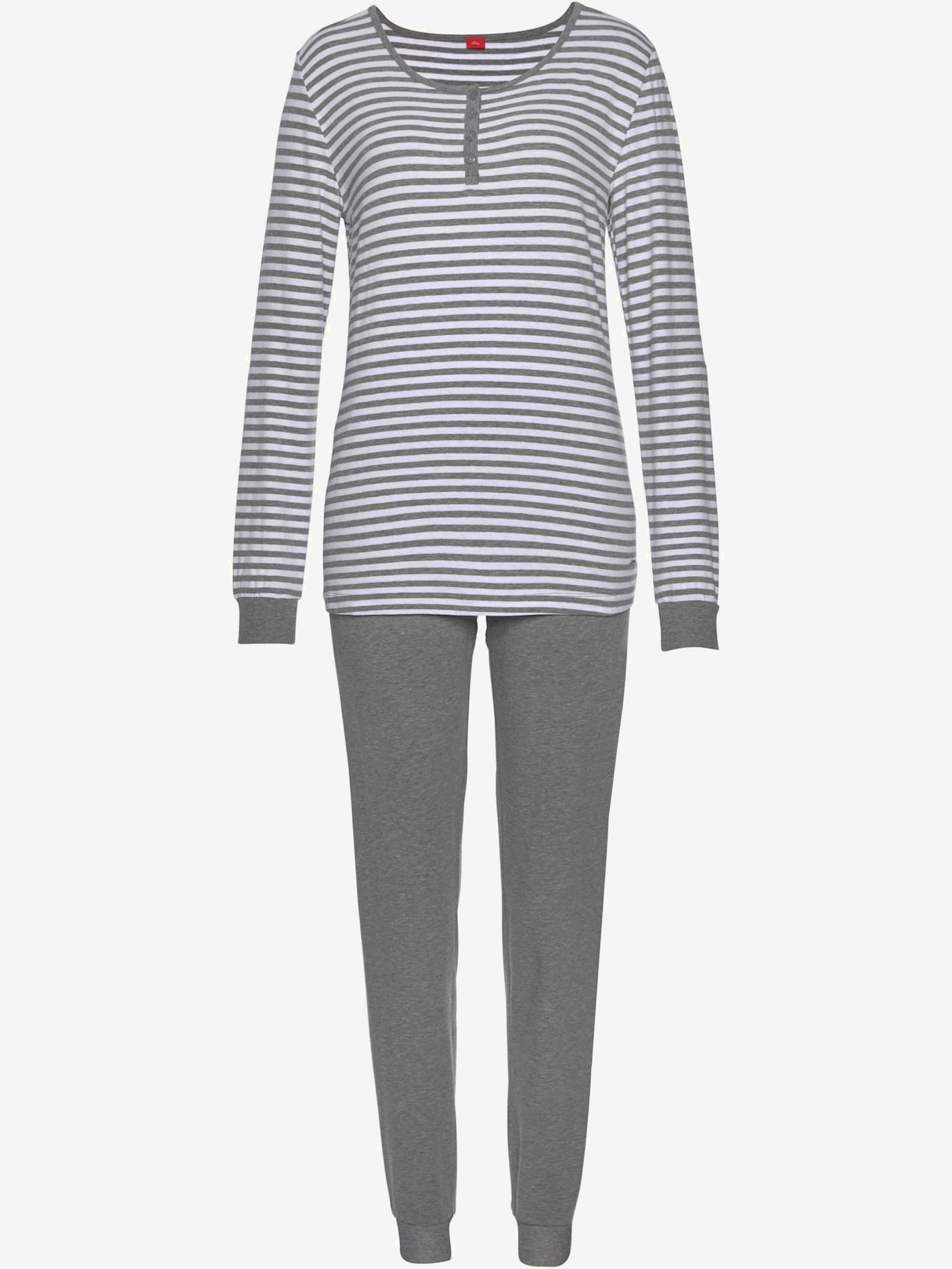 Pyjama imprimé, manches et jambes longues