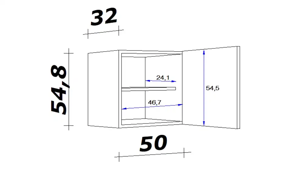 Hängeschrank Ede 50 cm