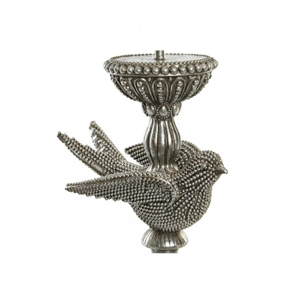 Lampe de bureau doré polyester argent résine (16.6 x 11.6 x 33 cm) (2 pcs)