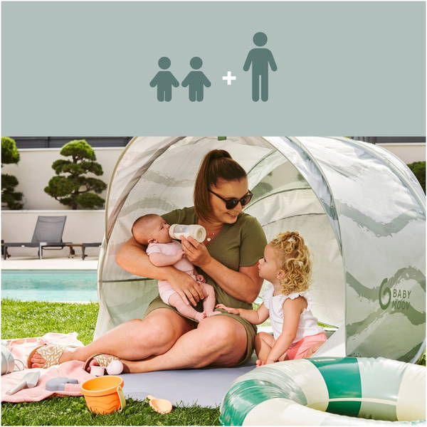 BabymoovBabymoov   Strandmuschel Moov und Protect green lagoon