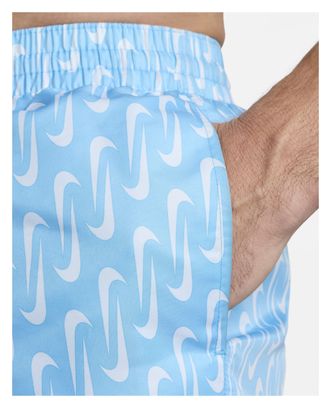 Short de Bain Nike Swoosh Link Bleu