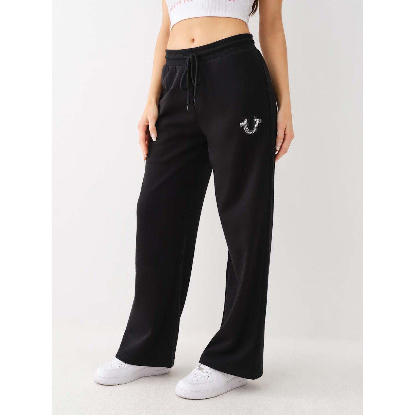 True Religion TR Logo Jogging Bottoms Womens