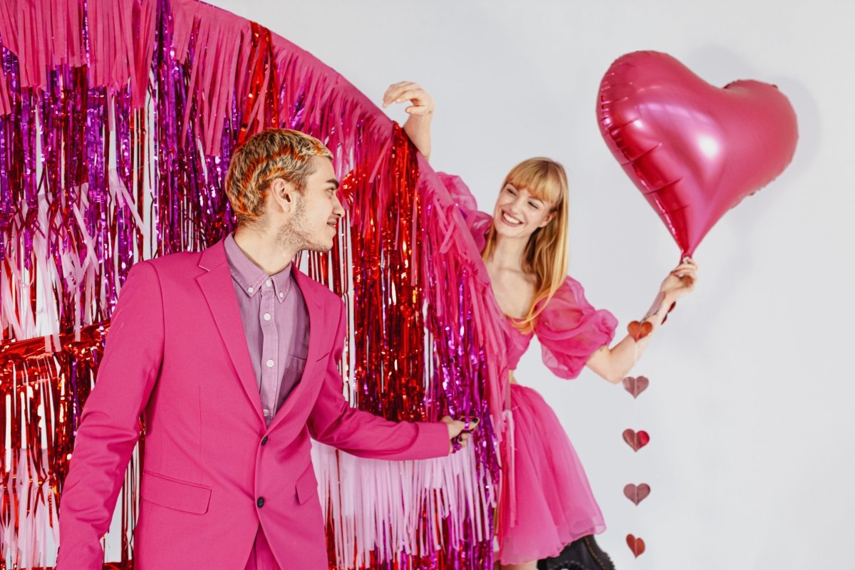 Hart Helium Ballon Roze Leeg 75cm