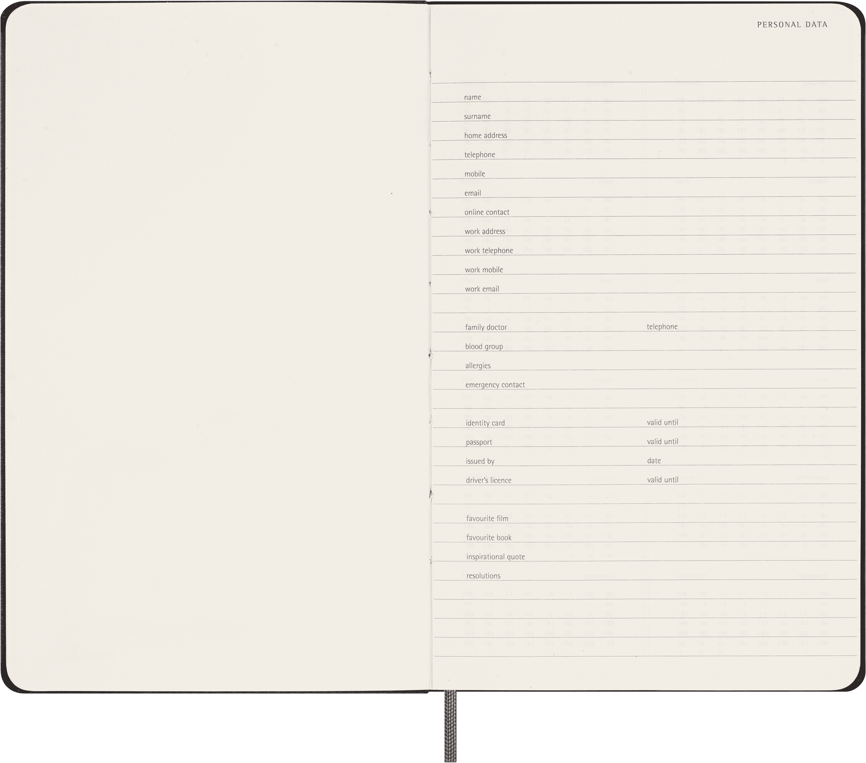 Undated Classic Planner Weekly, 12-Month