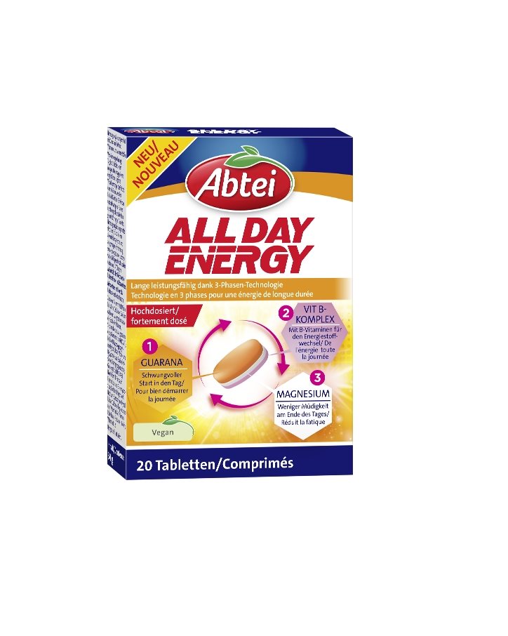 ABTEI All Day Energy<br>20 Stück, Blister, Tablette