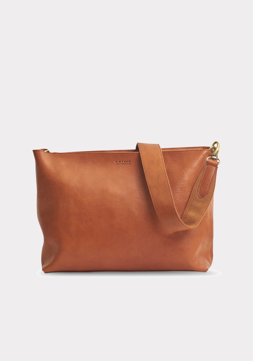 O My Bag Leder-Shopper Olivia Cognac