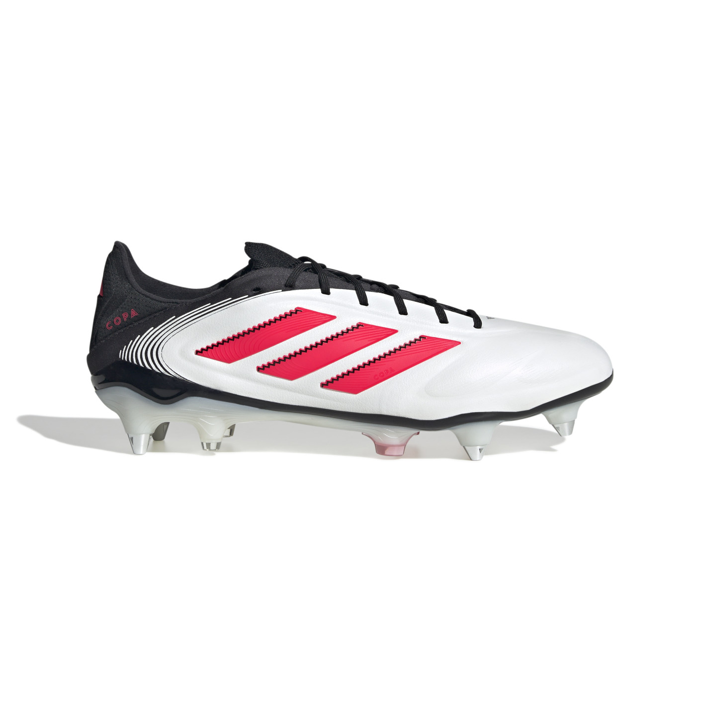 Adidas Copa Pure III Elite IJzeren-Nop Voetbalschoenen (SG) Wit Zwart Rood