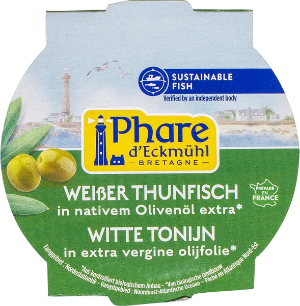 Phare d’Eckmühl Tonijn Wit, In Olijfolie (160 gr)