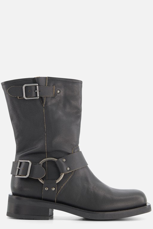 Ann Rocks Biker boots zwart Leer
