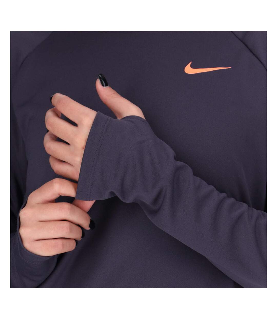 T-shirt Manches Longues Violet Femme Nike Mid