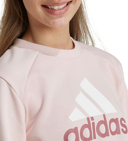 adidas Performance Sweatset - J BL FT TS - Rosa/Weiß