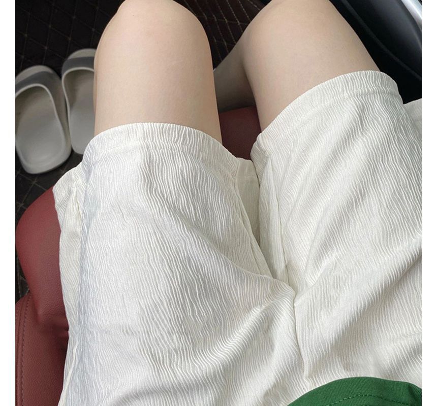 Levsayte - Effen zwangerschapsshorts met elastische taille