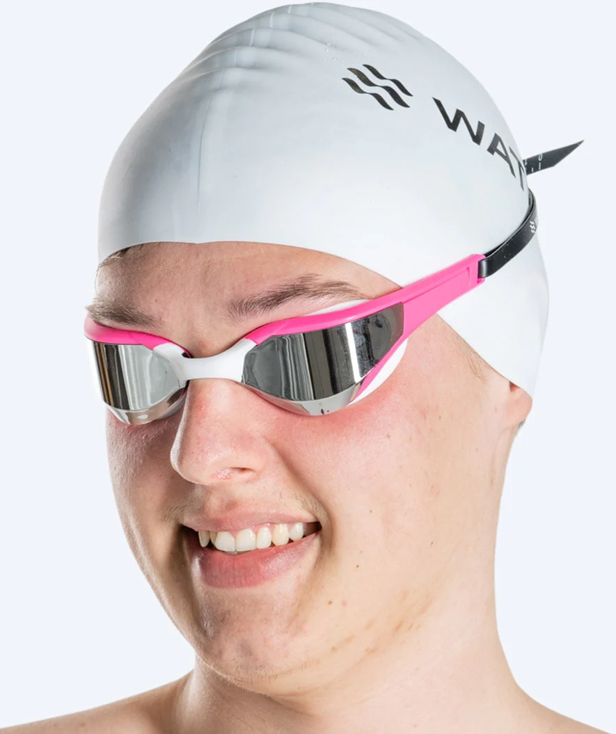 Watery svømmebriller - Instinct Elite Mirror - Pink/sølv