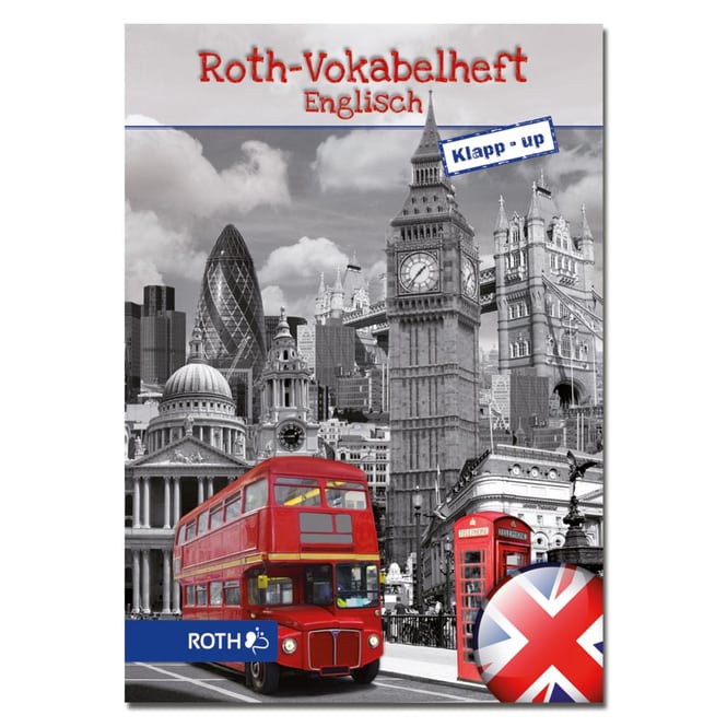 Vokabelheft Englisch - Klapp-up  - A5 - 1 Stück