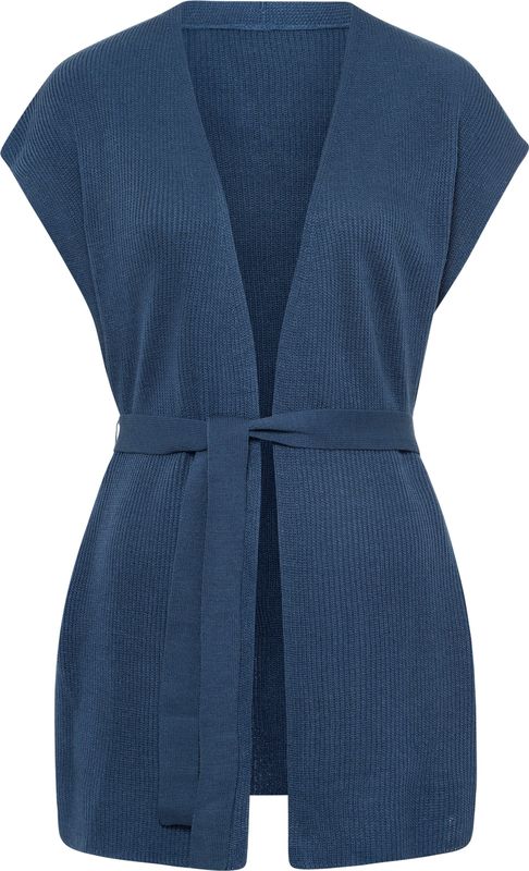 Dames Vest in jeansblauw