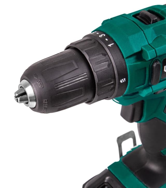 VONROC Bore-/skruemaskine 20V – 40Nm | 2 Gear & 21 Momentindstillinger | Inkl. 2x 2.0Ah akku og oplader