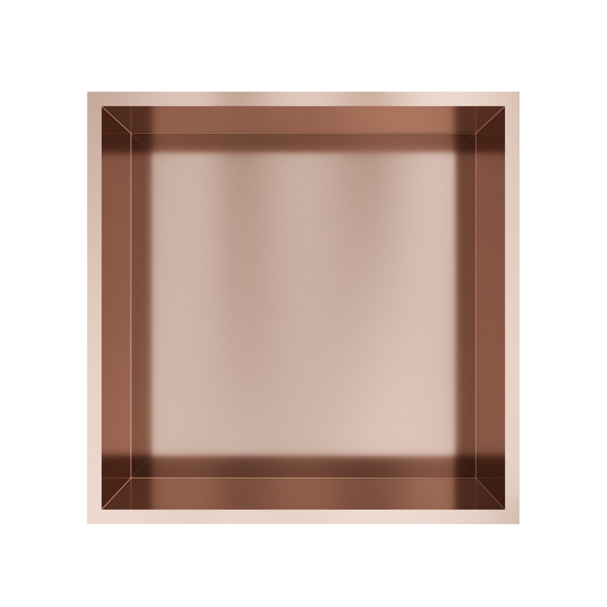 Hotbath &More inbouwnis 30x30x10cm geborsteld koper PVD