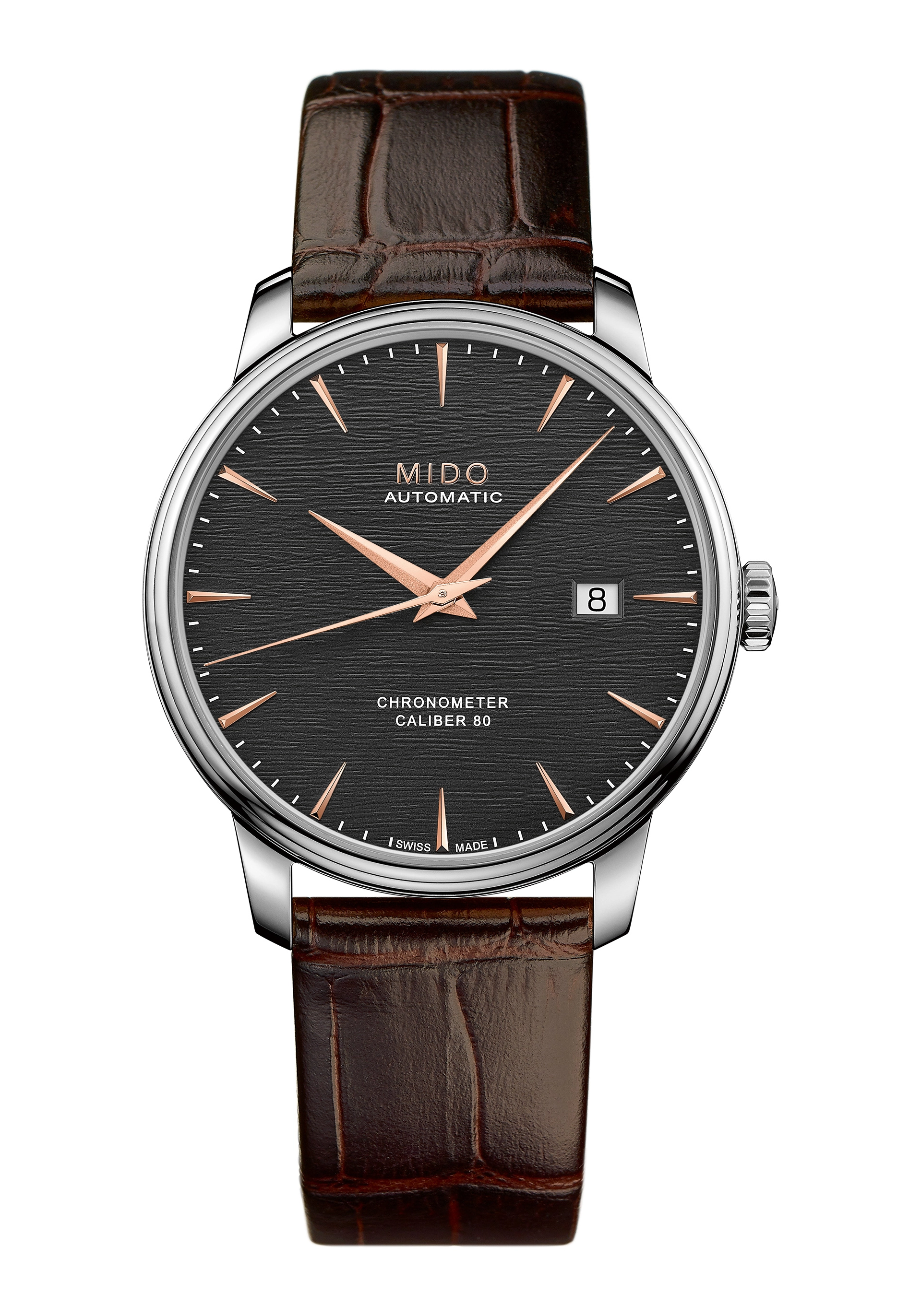 Mido Baroncelli III Chronometer Herrenuhr Anthrazit