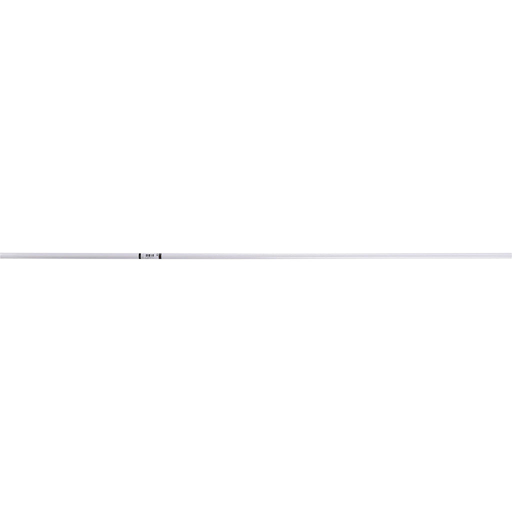 Barre pour tringle à rideaux bois blanche 2.50m D 28mm
