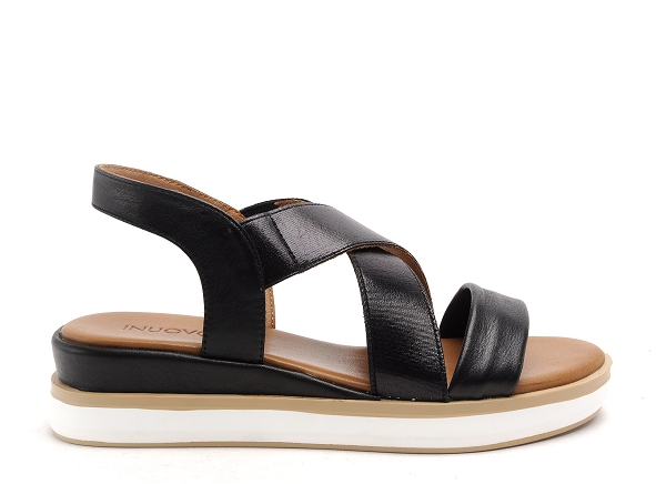 Inuovo nu pieds plats femme 113015 noir