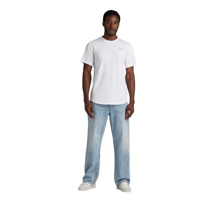 Tee-shirt à manches courtes homme Back Gr Lash R T BLANC G-STAR
