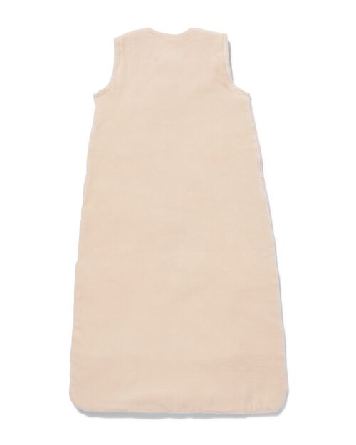 gigoteuse bébé sans manches velours beige