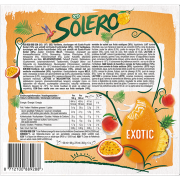 Ola IJs Solero Exotic 3 stuks 3 x 90ml