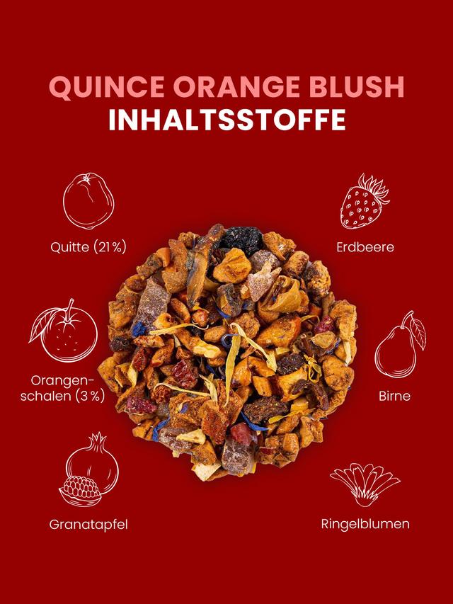 Früchtetee Quitte-Orange-Granatapfel, 3er-Set
