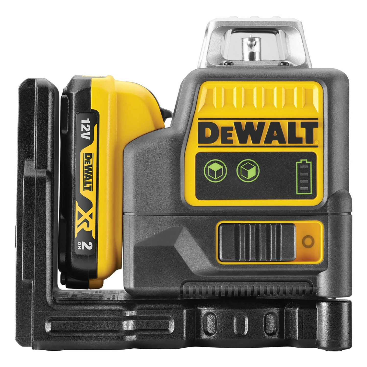 DeWALT DCE0811D1G 10,8V Li-Ion accu Kruislijnlaser 360 graden set (1x 2,0Ah accu) in koffer - groen - 15m