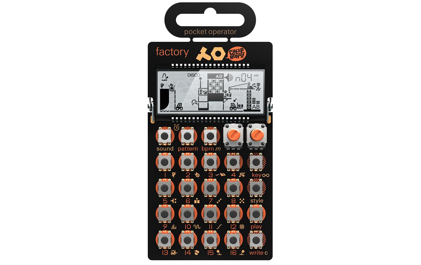 Synthesizer PO-16 FactoryLead Synthesizer inklusive 16 Step Sequencer