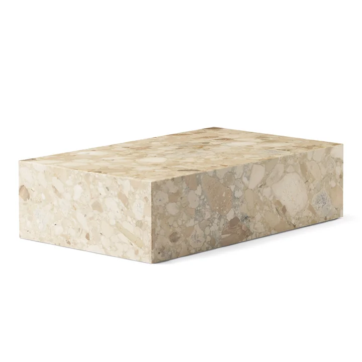 Audo - Plinth Couchtisch low, kunis breccia