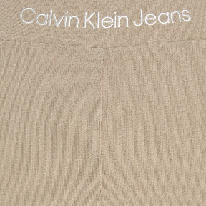 Calvin Klein Logo Elastic Milano Flared Broek Dames