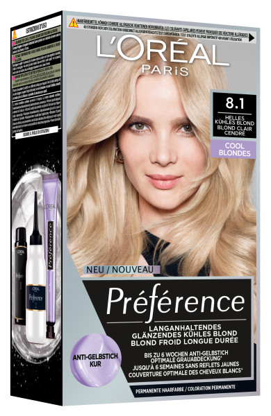 PREFERENCE Cool Blonds<br>1 Stück, 8.1 Lig Ash Bld 39