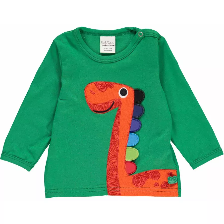 Fred's World Babylangarmshirt Earthgreen