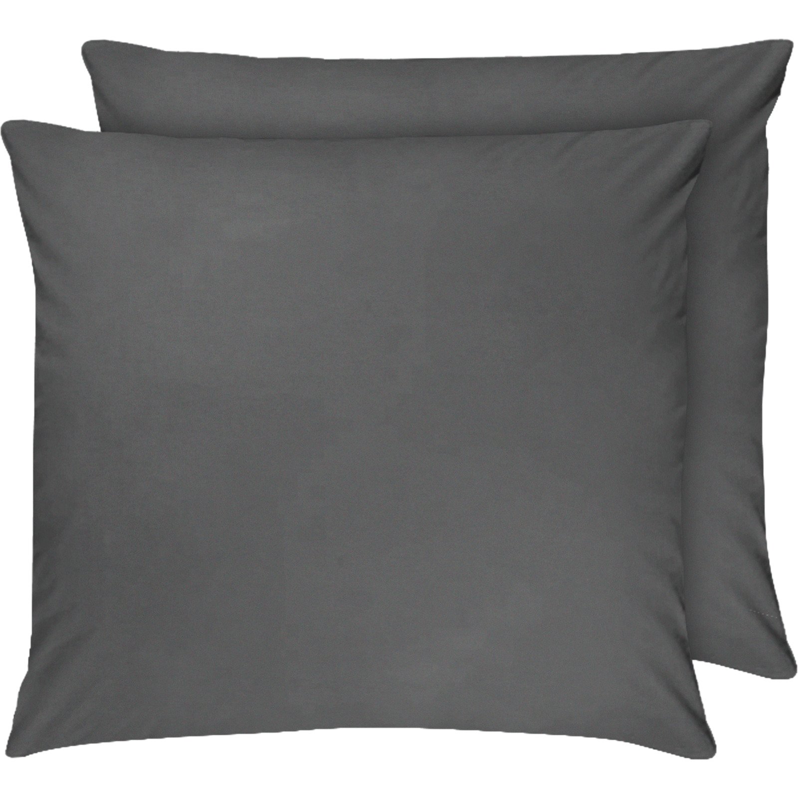 Bettwäsche Renforcé unifarbig Kissenbezug 65x65cm 2er Pack, orange