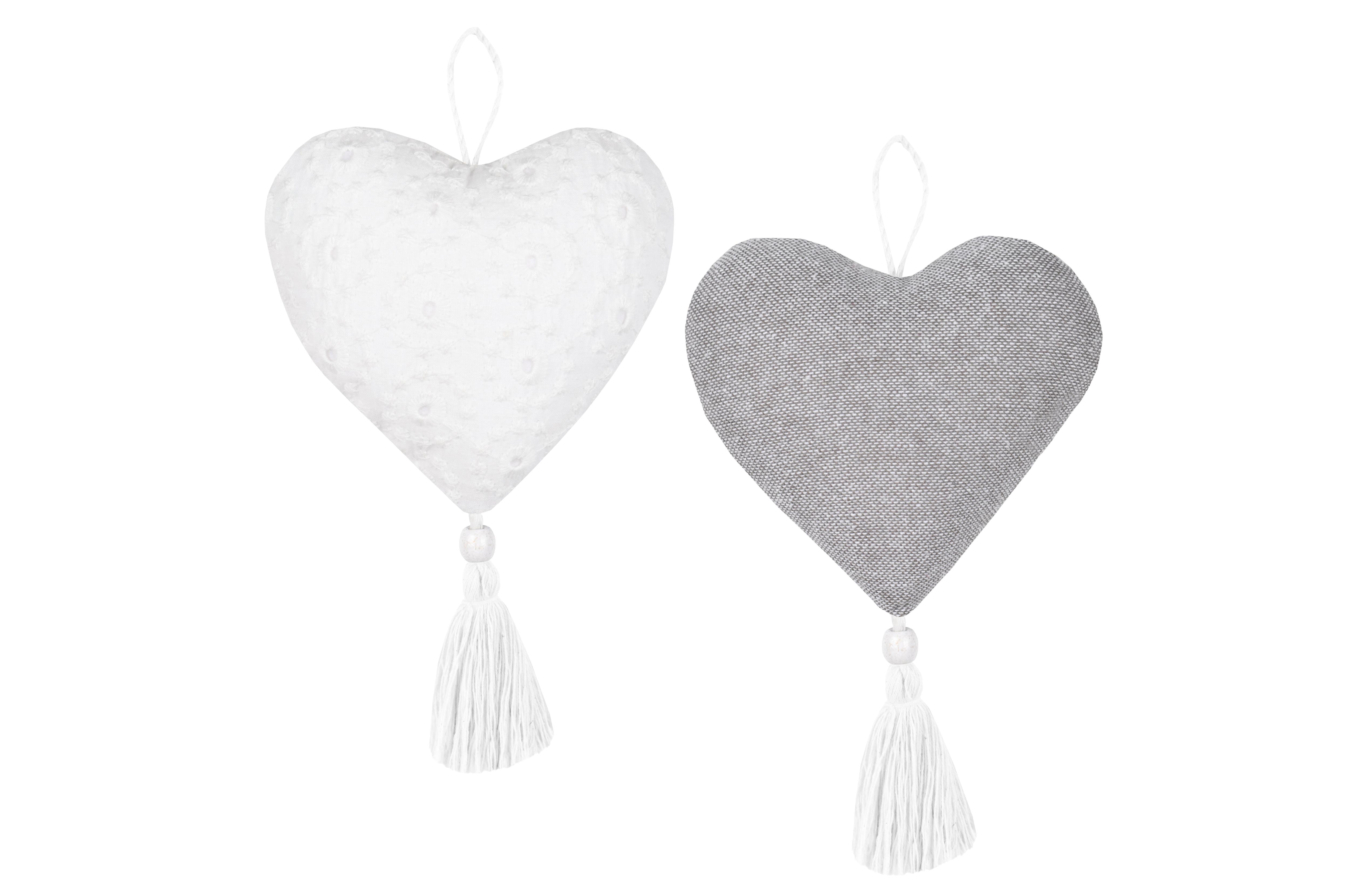 CANDICE COEUR A SUSPENDRE 10CM GRIS