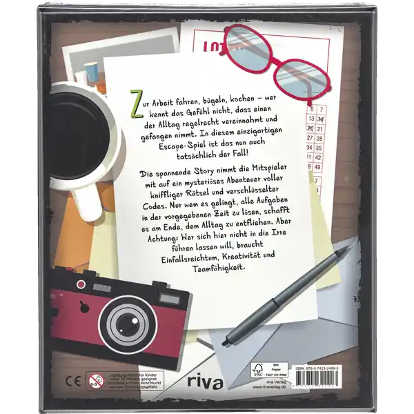 Escapebuch Flucht aus dem Alltag