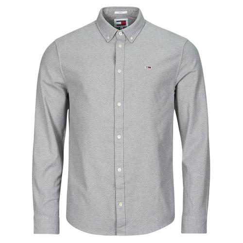 Tommy Jeans - TJM REG BRUSHED GRINDLE SHIRT - Gris